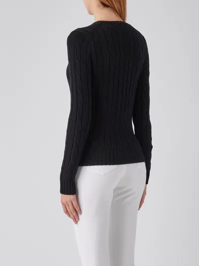 Shop Polo Ralph Lauren Kimberly Sweater In Nero