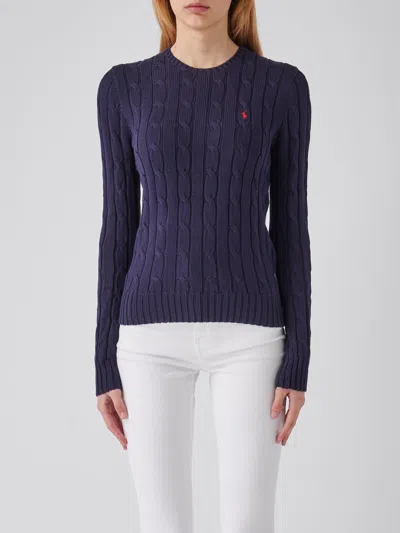 Shop Polo Ralph Lauren Julianna Sweater In Navy