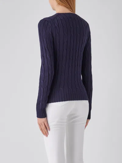 Shop Polo Ralph Lauren Julianna Sweater In Navy