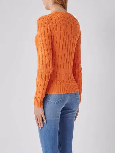 Shop Polo Ralph Lauren Julianna Sweater In Arancione