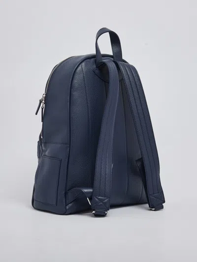Shop Orciani Zaino Micron Backpack In Navy