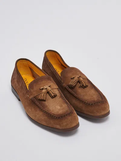 Shop Doucal's Mocassino Loafers In Palude