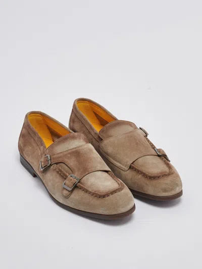 Shop Doucal's Mocassino Loafers In Tortora