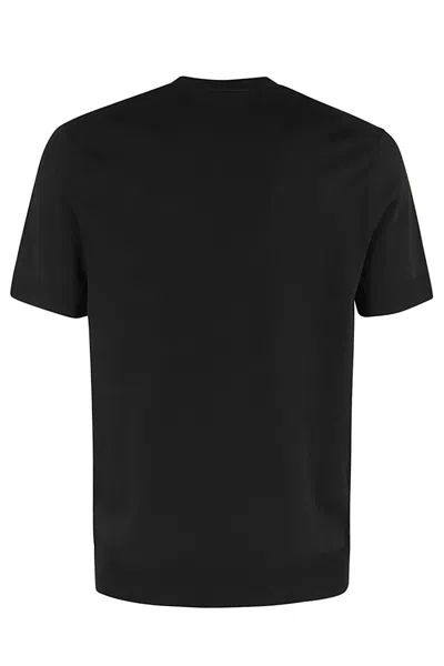 Neil Barrett Short-sleeved Crewneck T-shirt In N Black
