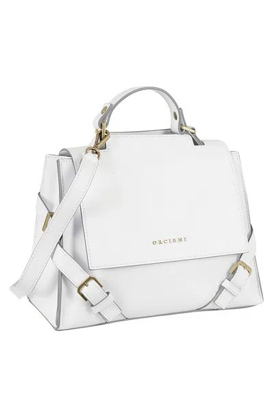 Orciani Borsa A Mano In Bianco