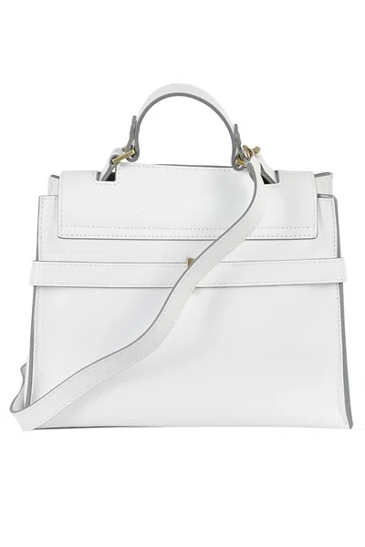 Orciani Borsa A Mano In Bianco