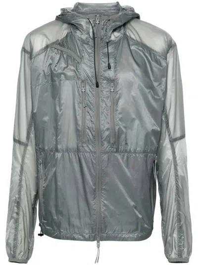 Shop Roa Synthetic Jacket Transparent In Miriage Grey