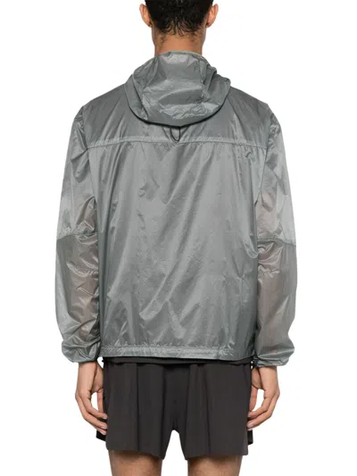 Shop Roa Synthetic Jacket Transparent In Miriage Grey