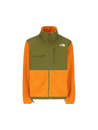 Shop The North Face M Ripstop Denali Jacket In Desert Sun Forest Olive