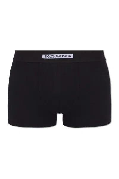 Shop Dolce & Gabbana Boxers With Logo