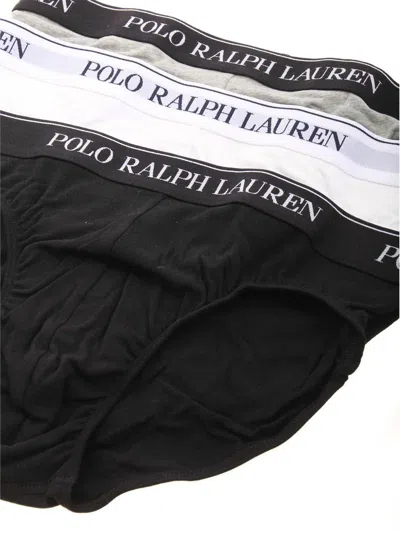 Shop Polo Ralph Lauren Logo Band Three-pack Briefs