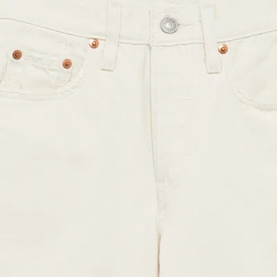 Shop Levi's Levis 501 Cropped Jeans In White