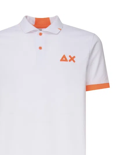 Shop Sun 68 Polo T-shirt With Front Logo