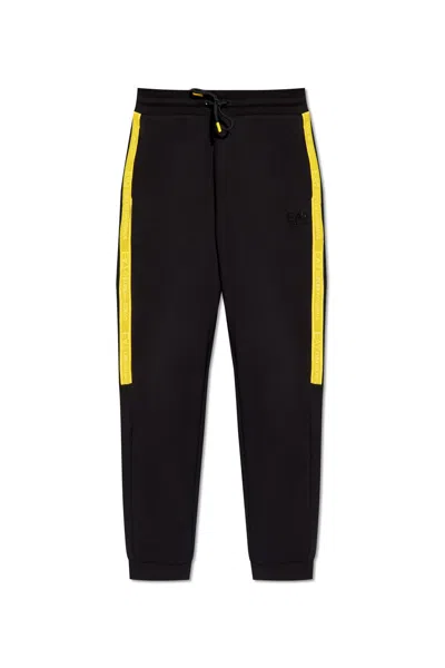 Shop Ea7 Sweatpants With Logo In Black