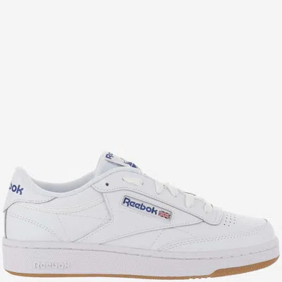 Shop Reebok Club C 85 Leather Sneakers In White