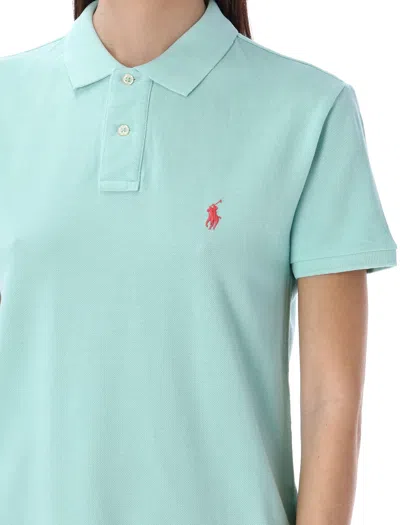 Shop Polo Ralph Lauren Classic Fit Mesh Polo Shirt In Bayside Green