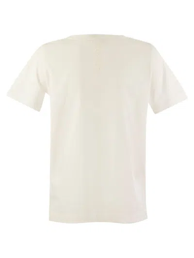 Shop 's Max Mara V-neck Crewneck T-shirt In White