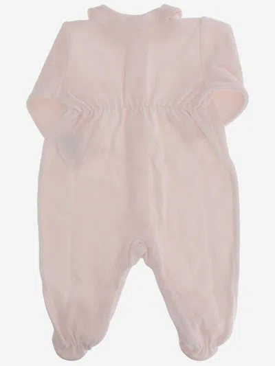 Shop Bonpoint Full Length Velvet Jumpsuit In Pink