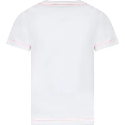 Shop Marc Jacobs White T-shirt For Boy With Logo Print