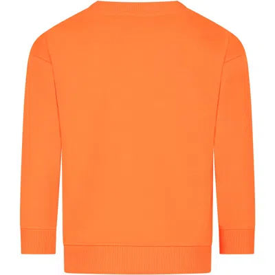 Shop Marc Jacobs Orange Sweatshirt For Boy With Garfield