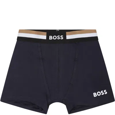 Hugo Boss Multicolor Set For Boy With Logo In Multicolor