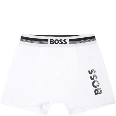 Hugo Boss Black Set For Boy With Logo In Multicolor