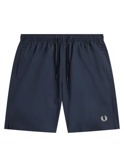 Shop Fred Perry Fp Classic Swimshort In Navy