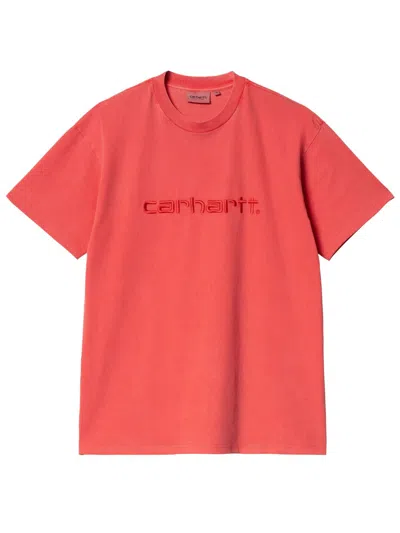 Shop Carhartt Short Sleeves Duster T-shirt In Zggd Samba