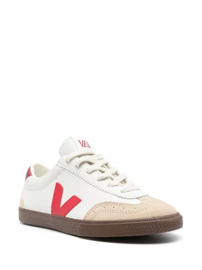 Shop Veja Volley Sneakers In White Pekin Bark
