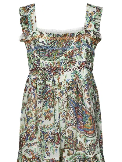 Shop Etro Dress In Multicolore
