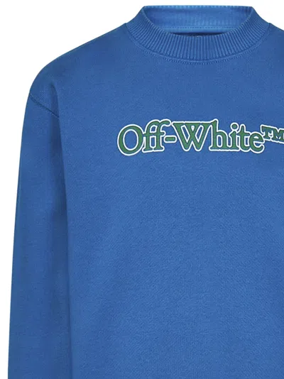 Shop Off-white Sweatshirt In Blue