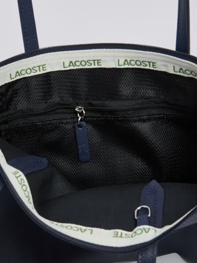 Shop Lacoste Pvc Shopping Bag In Lavagna
