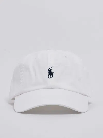 Shop Polo Ralph Lauren Sport Cap Hat Cap In Bianco