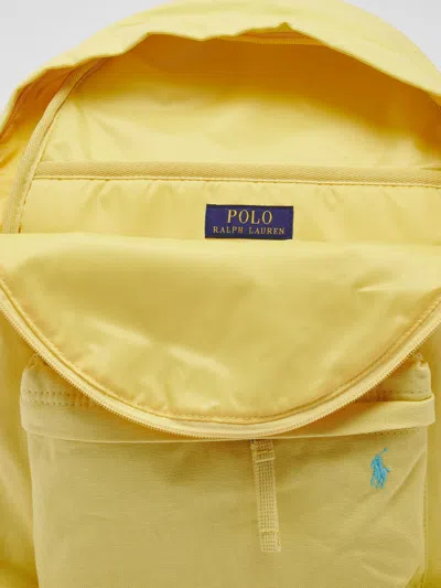 Shop Polo Ralph Lauren Zaino Uomo Backpack In Giallo