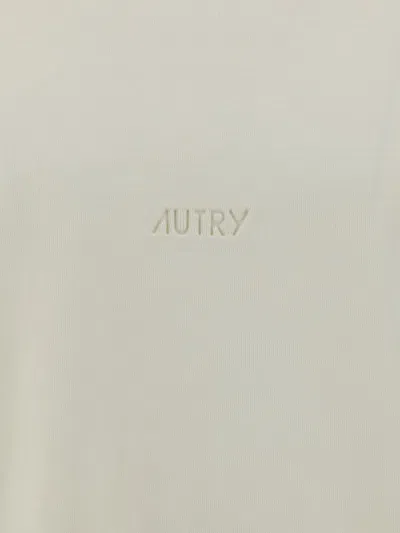 Shop Autry T-shirt In Cream