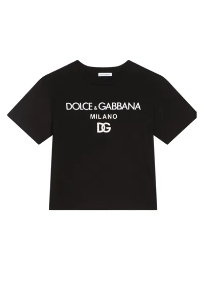 Shop Dolce & Gabbana T Shirt Manica Corta In Nero