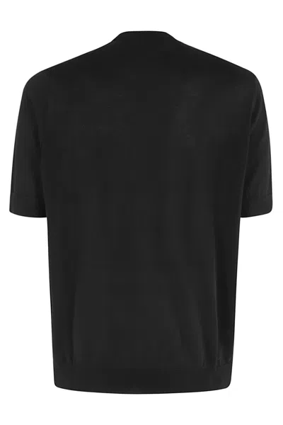 Filippo De Laurentiis G. Collo Crepe Delave In Nero