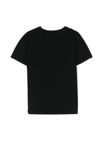 Shop Balmain T Shirt In Ag Black Silver