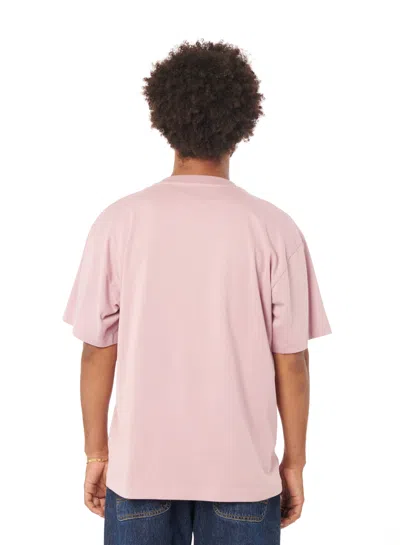 Shop Paccbet Big Logo Tee Shirt Knit In Pink