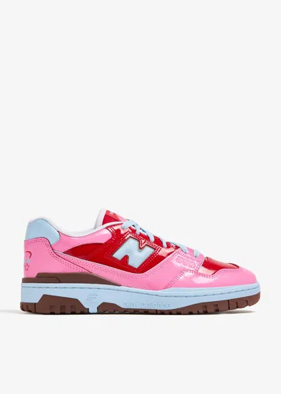 Shop New Balance 550 In Team Red Pink