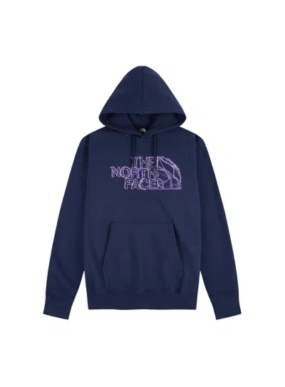 Shop The North Face M Heavyweight Hoodie Summit In Navy Tnf White