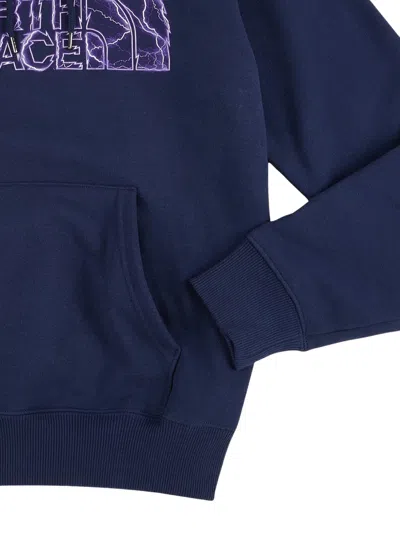 Shop The North Face M Heavyweight Hoodie Summit In Navy Tnf White