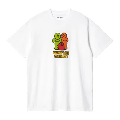 Shop Carhartt S S Gummy T-shirt In Xx White