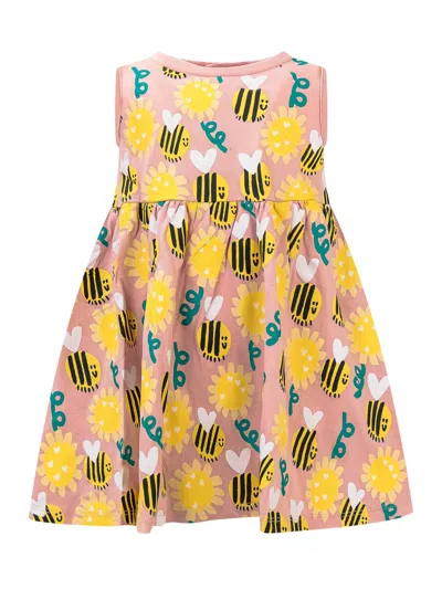 Shop Stella Mccartney Bees Dress In Glicine/multicolor