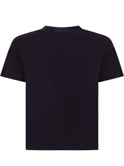 Shop Emporio Armani Logo T-shirt In Blu Navy
