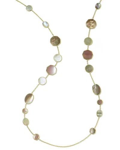 Shop Ippolita Polished Rock Candy 18k Shell Pearl Crazy 8's Necklace