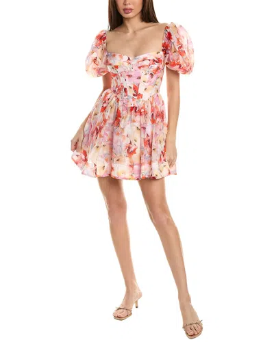Shop Bardot Kiah Corset Mini Dress In Pink