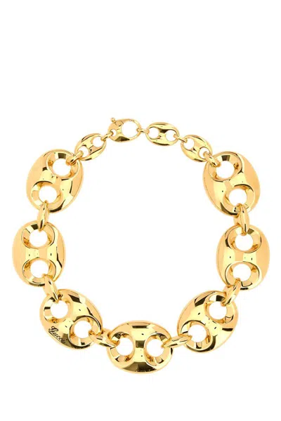 Shop Gucci Necklaces In Gold