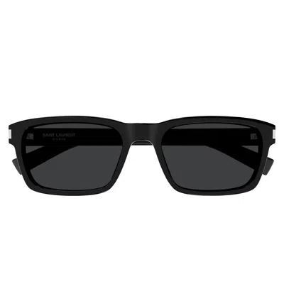 Shop Saint Laurent Eyewear Sunglasses In Black