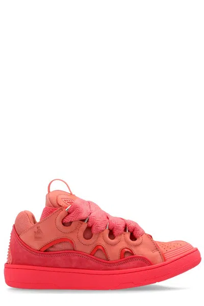 Shop Lanvin Curb Lace In Pink